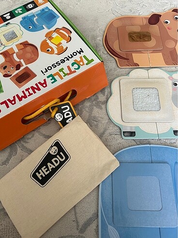 Imaginarium Headu Tactile Animals Montessori