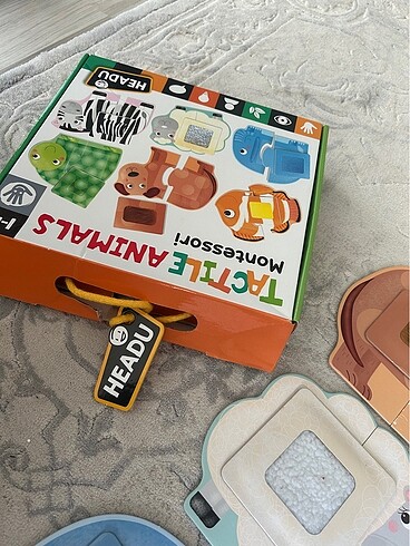  Beden Headu Tactile Animals Montessori