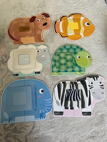  Beden Renk Headu Tactile Animals Montessori