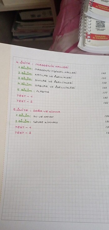  Beden Murat yayınları 9.sınıf kimya öğrencim defteri 