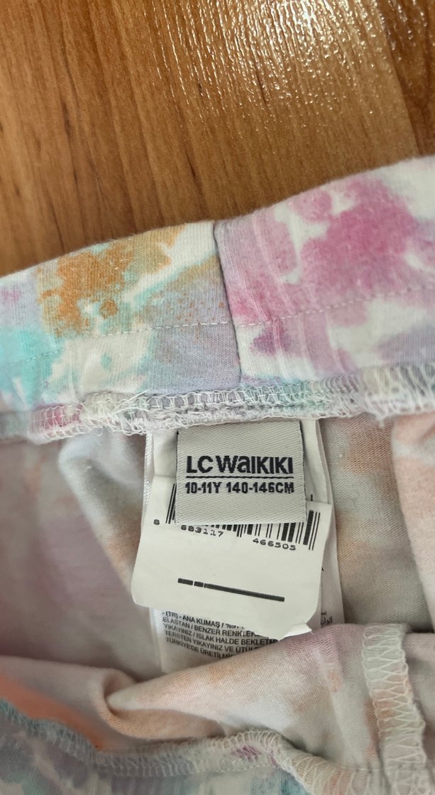 Kızlar için pastel tonlu bol kesim tayt - Görsel 3