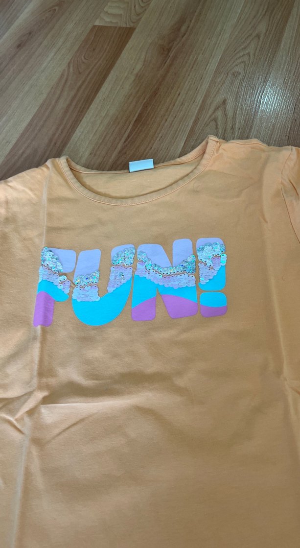 Kız Çocuk Camel Renkli Baskılı Tişört - Görsel 2