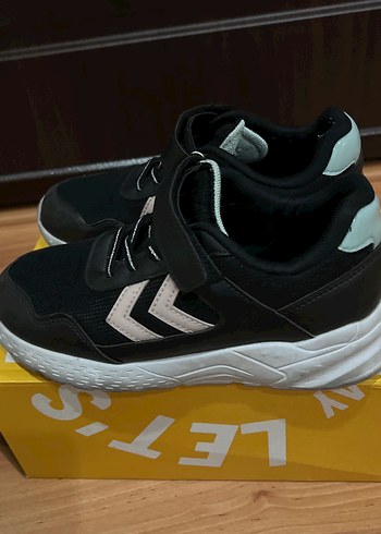 Kız Çocuk Siyah Cırt Cırtlı Spor Ayakkabı - Görsel 2