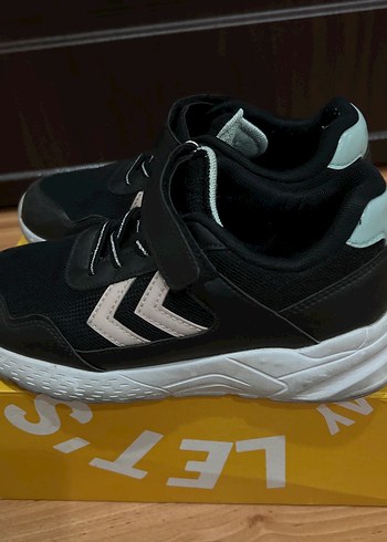 Kız Çocuk Siyah Cırt Cırtlı Spor Ayakkabı - Görsel 3