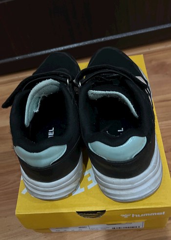 Kız Çocuk Siyah Cırt Cırtlı Spor Ayakkabı - Görsel 6