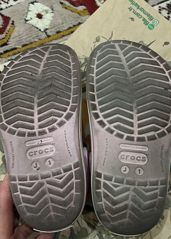Crocs orijinal  Pembe Kız çocuk terlik - Görsel 6