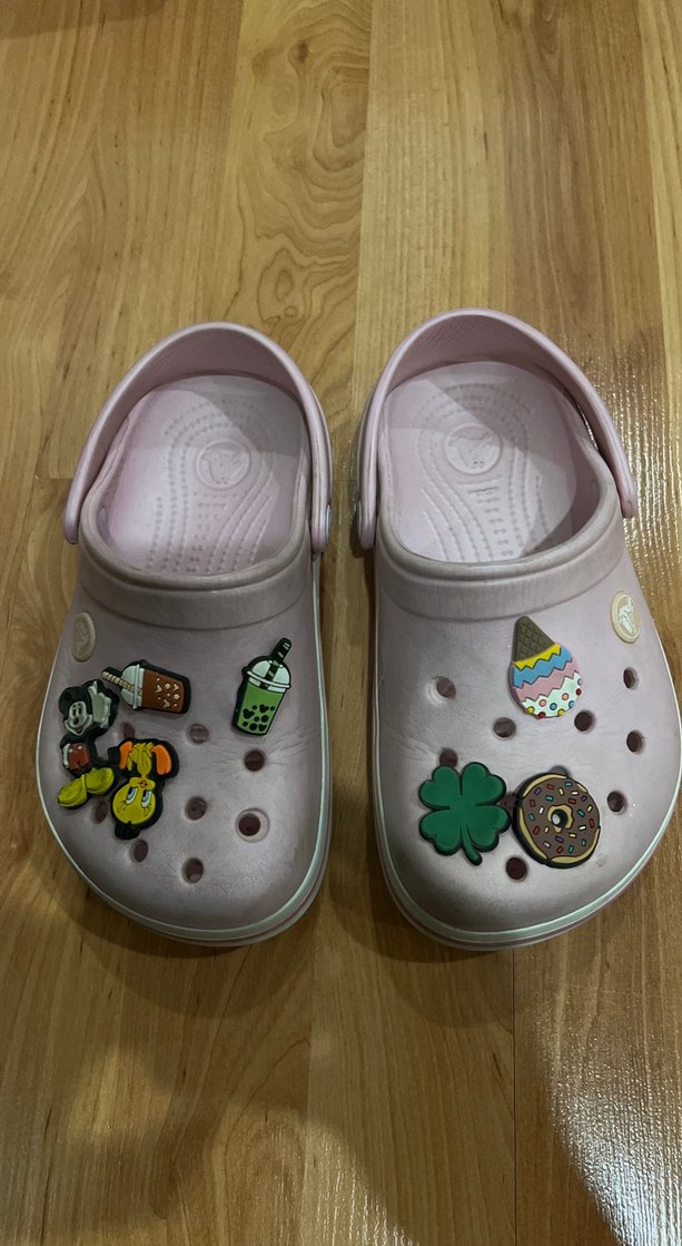 Crocs orijinal  Pembe Kız çocuk terlik - Görsel 2