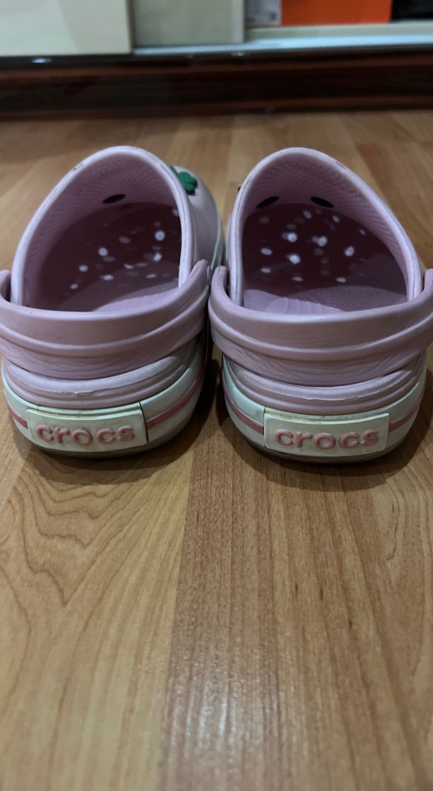 Crocs orijinal  Pembe Kız çocuk terlik - Görsel 3