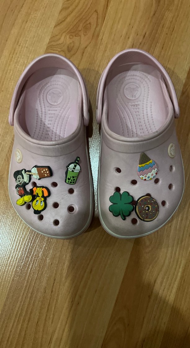 Crocs orijinal  Pembe Kız çocuk terlik - Görsel 4