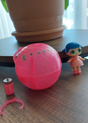 Lolybon Pembe Elbiseli Pastel Bebek Figürü