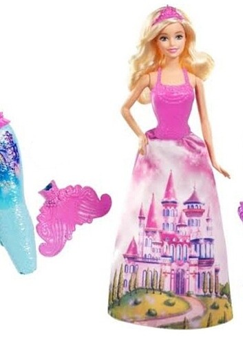 BARBİE mermaid fairy tale dress up