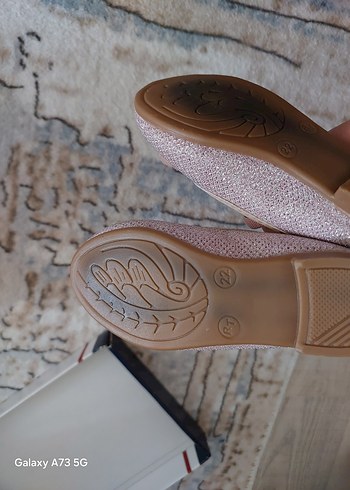 Kız Çocuk Pembe Fırfırlı Babet - Görsel 2