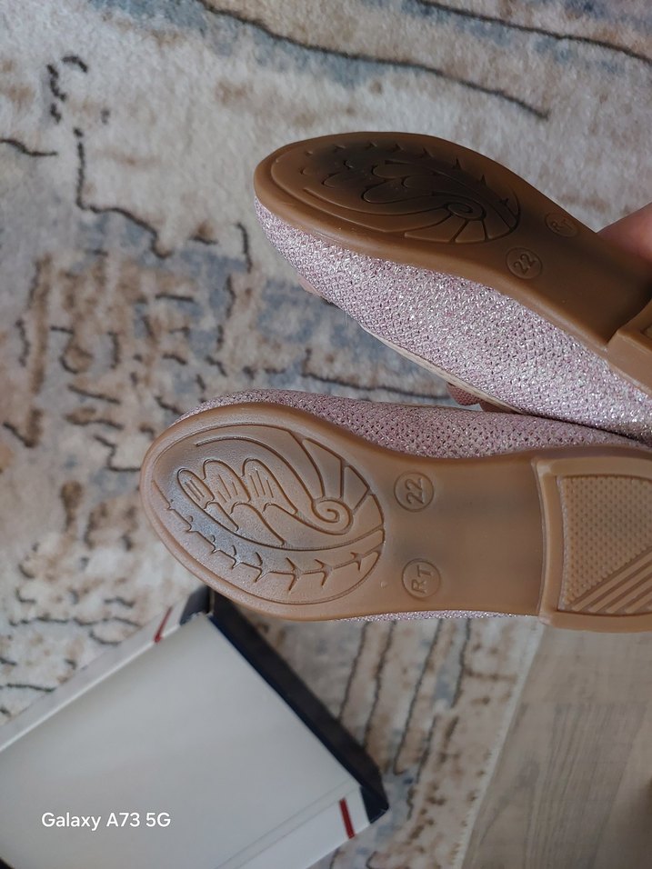 Kız Çocuk Pembe Fırfırlı Babet - Görsel 2