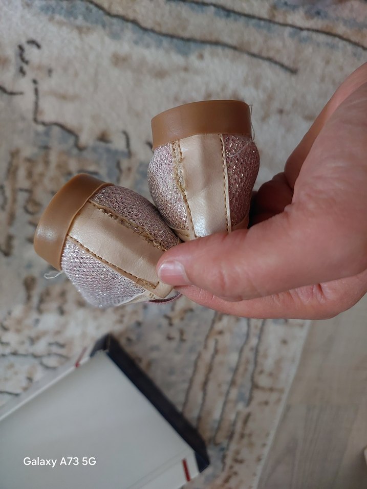 Kız Çocuk Pembe Fırfırlı Babet - Görsel 3