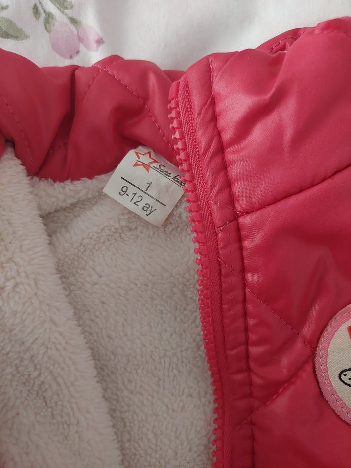 Kız Çocuk Pembe Sıcak Yelek - Görsel 2