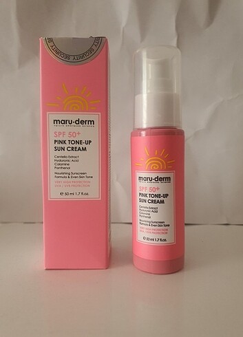 MARUDERM TONE UP 50 SPF GUNES KREMI