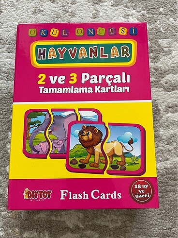 Diğer Diytoy İlk 50 sözcük ve 2 3 parçalı puzzle