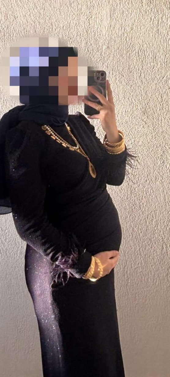 Siyah  Desenli Püsküllü Kadın abiye - Görsel 2