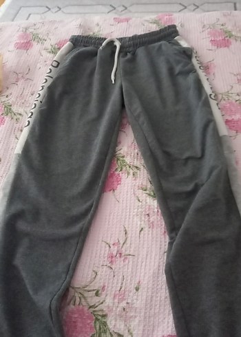 Kadın Gri pijama Xl ama dar kalıp m icinde uygundur