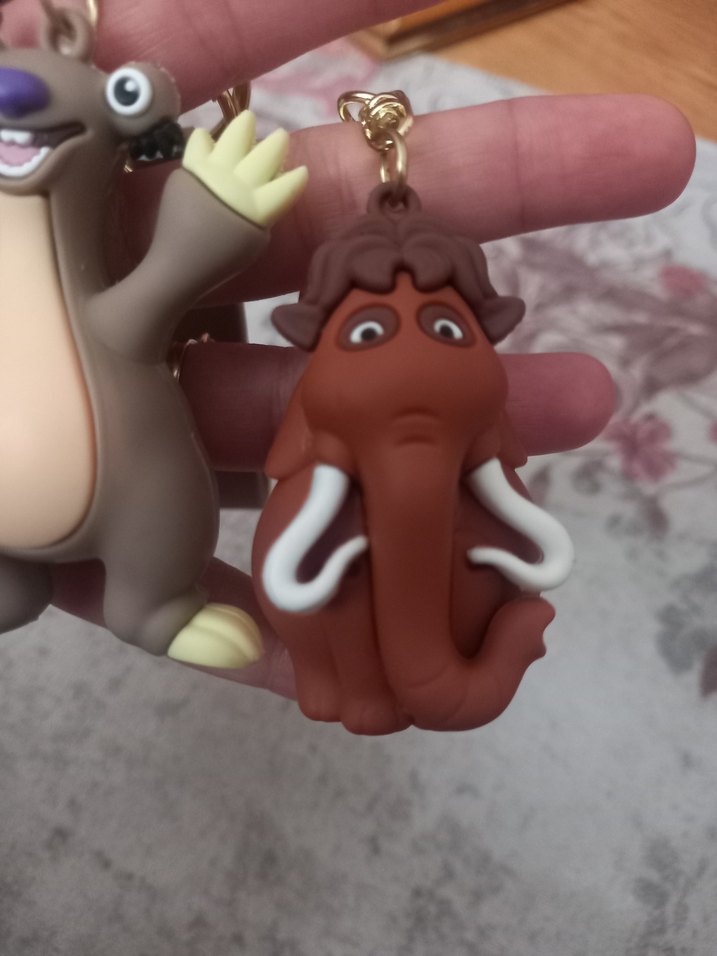 Renkli Kabartmalı  Anahtarlık Seti Buz Devri  - Görsel 3