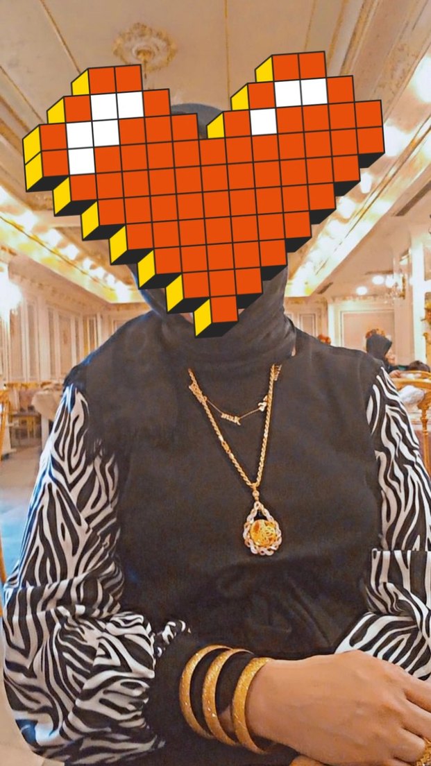 Zebra Desenli Siyah Uzun Kadın Elbise - Görsel 2