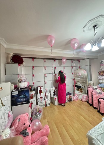 Beyaz Süslü Çeyiz kolileri 60×40 - Görsel 2