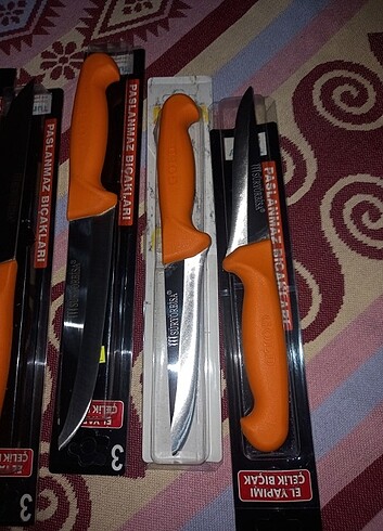  Beden turuncu Renk Orijinal sürmene bıçakları Tane 300 TL