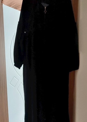 xl Beden Uzun Siyah tesettür ferace