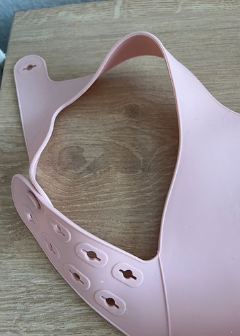 Pastel Pembe Bebek Mama Önlüğü - Görsel 4