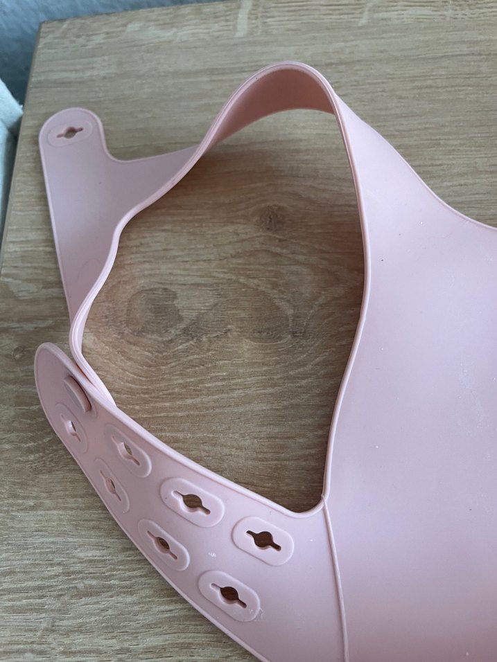 Pastel Pembe Bebek Mama Önlüğü - Görsel 4