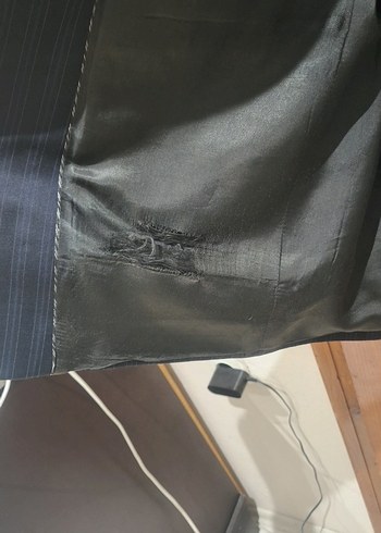 Lacivert Erkek Kumaş Ceket, Düğmeli, Ofis - Görsel 5