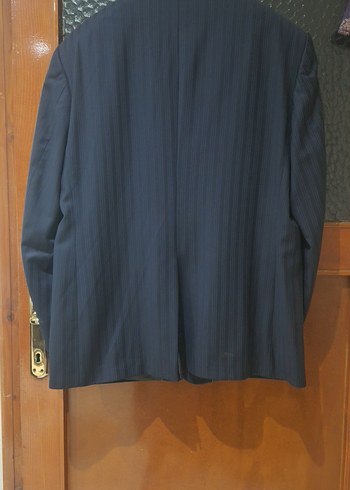 Lacivert Erkek Kumaş Ceket, Düğmeli, Ofis - Görsel 7