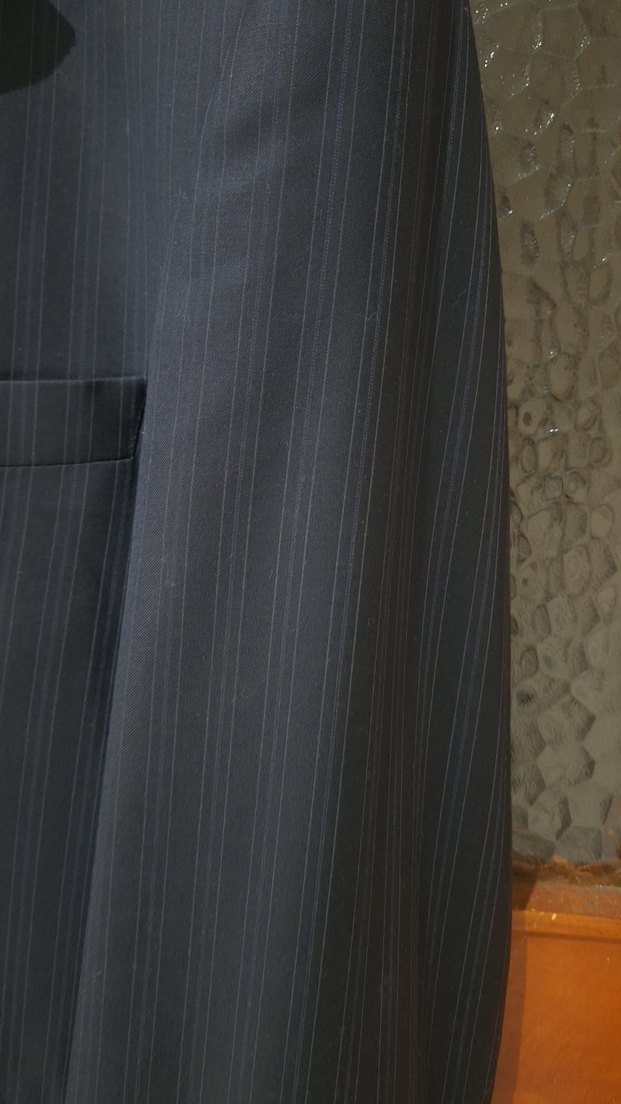 Lacivert Erkek Kumaş Ceket, Düğmeli, Ofis - Görsel 2