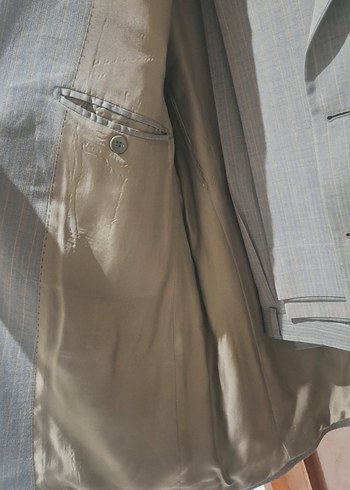 Gri Erkek Ofis Takım Elbise Ceket - Görsel 4