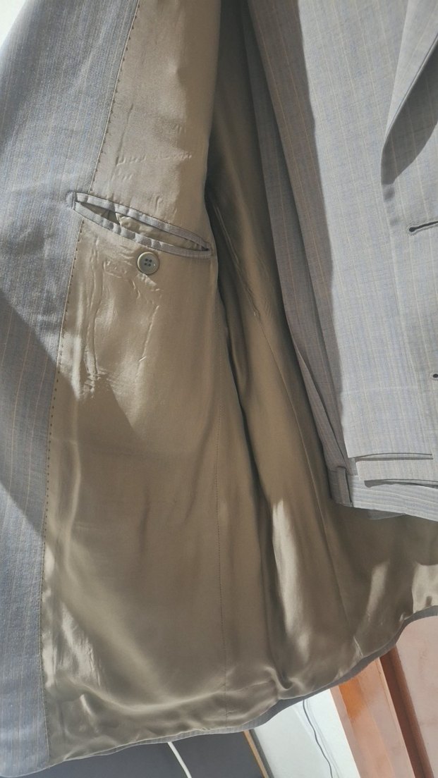 Gri Erkek Ofis Takım Elbise Ceket - Görsel 4