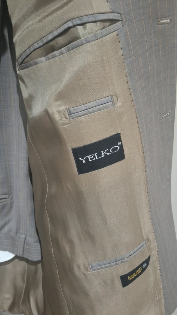 Gri Erkek Ofis Takım Elbise Ceket - Görsel 5