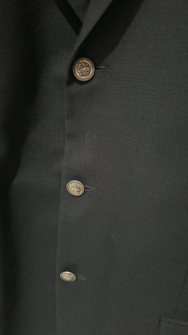 Siyah Düğmeli Erkek Takım Ceketi - Görsel 2
