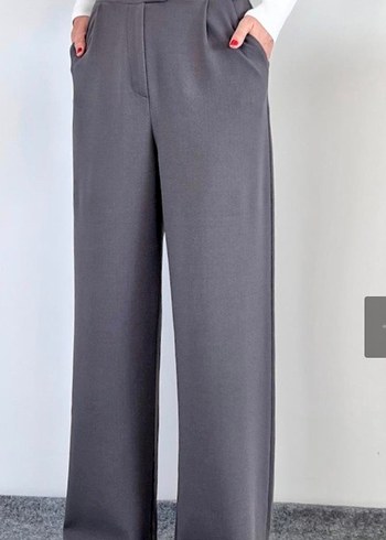 Kadın Likralı Cırt Kapama antarsit Palazzo Pantolon - Görsel 7