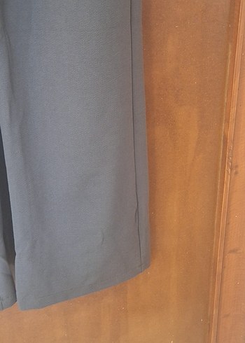 Kadın Likralı Cırt Kapama antarsit Palazzo Pantolon - Görsel 4