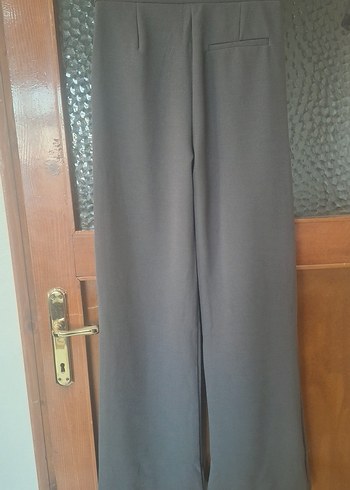 Kadın Likralı Cırt Kapama antarsit Palazzo Pantolon - Görsel 6