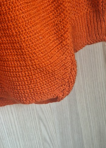 Turuncu Kadın Triko Kazak - Görsel 4