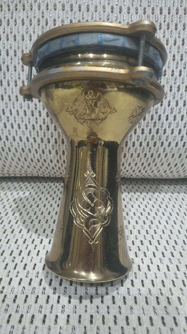 Parlak Altın Renkli Darbuka - Görsel 3