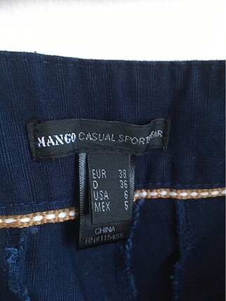 38 Beden Mango yüksek bel pantolon