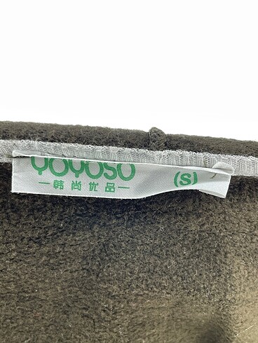 s Beden haki Renk Yoyoso Sweatshirt %70 İndirimli.
