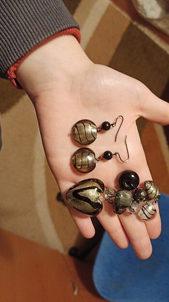 Küpe kolye set