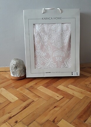 Karaca Home Quatre Pudra Çift Kişilik Yatak Örtüsü
