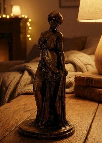 Parlak Altın Kadın Figürü - Görsel 2