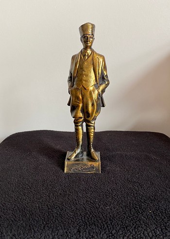 Parlak Altın Renkli ATATÜRK Heykeli - Görsel 2