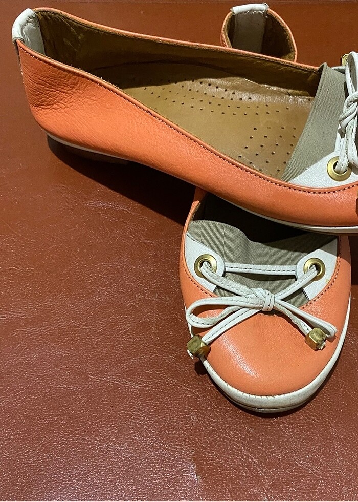 Renkli Yumuşak Rahat Deri Babet - Görsel 2