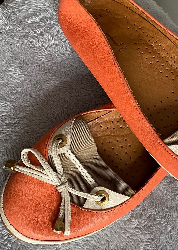 Renkli Yumuşak Rahat Deri Babet - Görsel 3